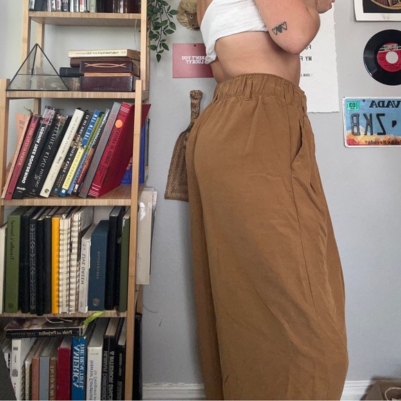 Free People Nothin’ To Say Pleated Trousers - Picture 3 of 6